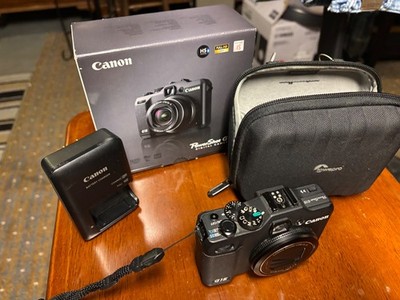 Canon PowerShot G15 12.1MP Digital Camera - Black for sale online