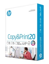 HP Printer Paper | 8.5 x 11 Paper | Copy &Print 20 lb | 1 Ream Case - 500 Sheets
