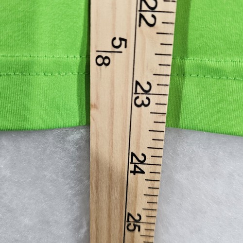 Fila Sport Womens T-Shirt V-Neck Short Sleeve Spandex Blend Lime Green Large - 第 7/7 張圖片