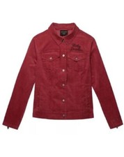 Harley-Davidson Transcendent Corduroy Jacket Tibetan Red Size-M NWT