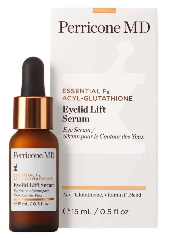 NEW Perricone MD Essential Fx Acyl-Glutathione Eyelid Lift Serum 15ml Free Post