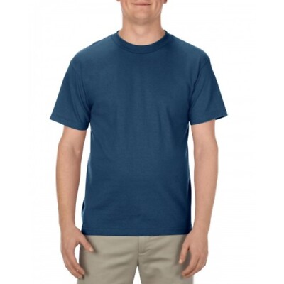 Alstyle Apparel AAA T Shirt 1301 Men's Plain Blank Short Sleeve T Shirts S-4XL