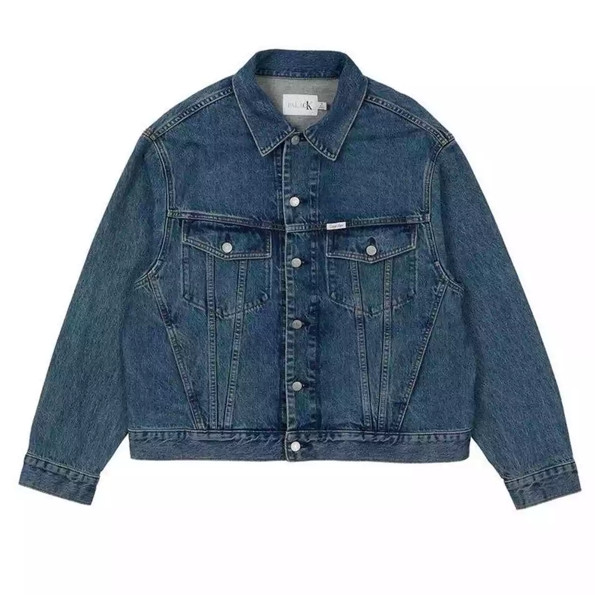 Palace x Calvin Klein Baggy Sandstone Indigo Denim Jacket