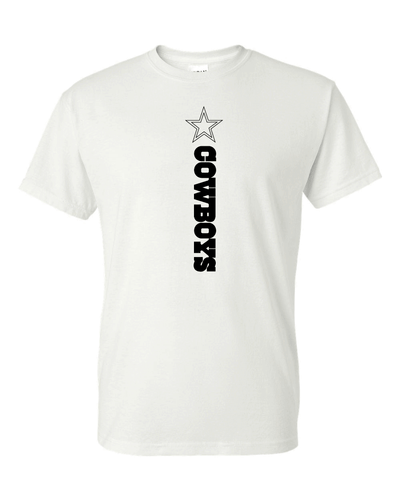 Dallas Cowboys Vertical Design - All Colors + Sizes S-5XL & Youth Kids - Picture 11 of 12