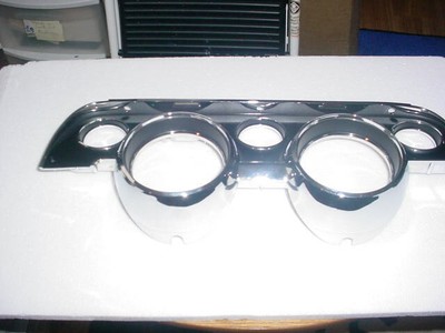 1968 Ford Mustang Dash Bezel & Lens Kit - Black Standard Interior Set (5-Piece) 2 thumbnail image