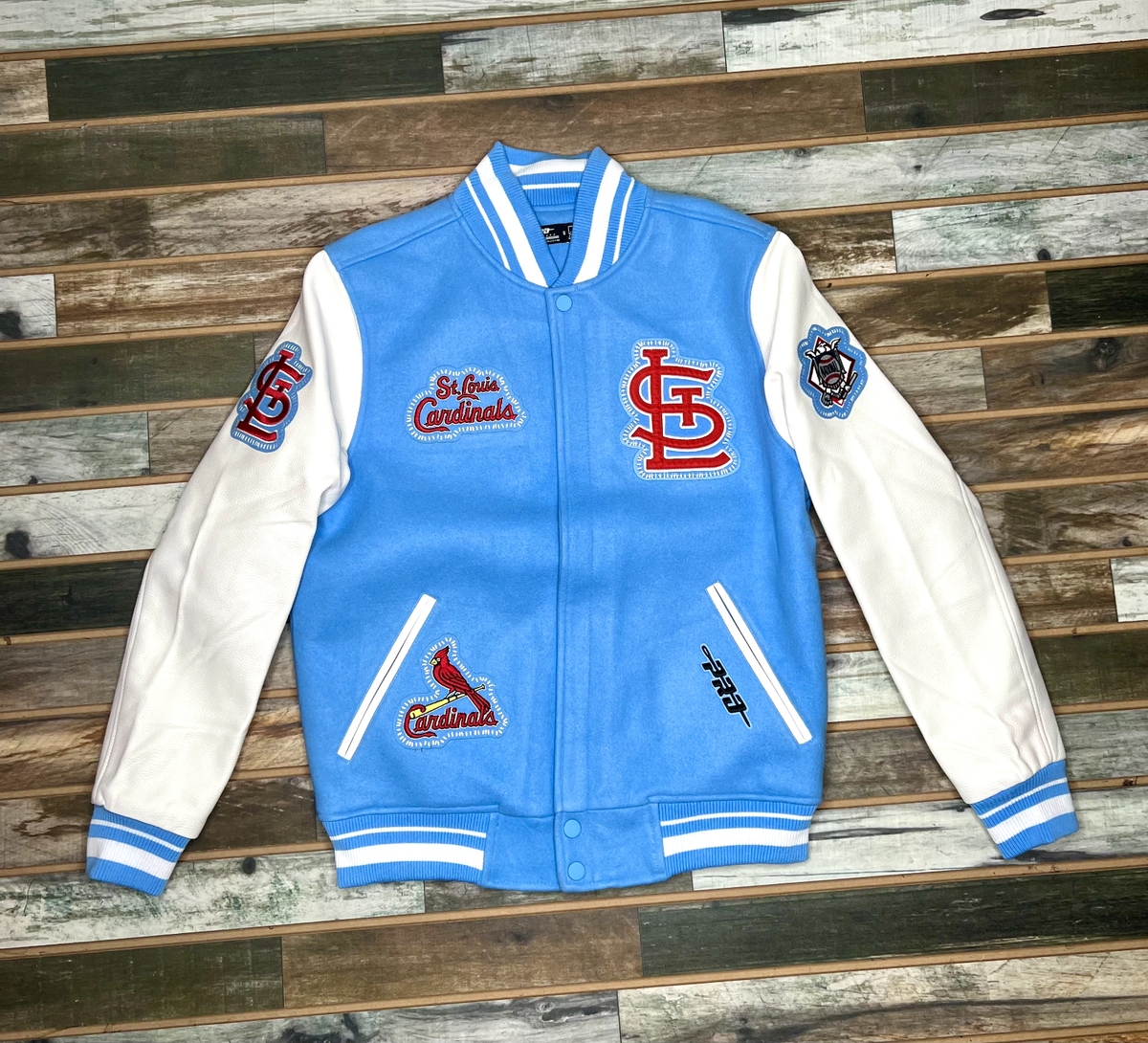 PRO STANDARD MLB STL CARDINALS SKY BLUE MASHUP MEN S RIB WOOL