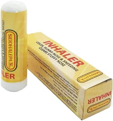 Siddhalepa Ayurveda Inhaler for Colds | Sneezing Clears stuffy Nose