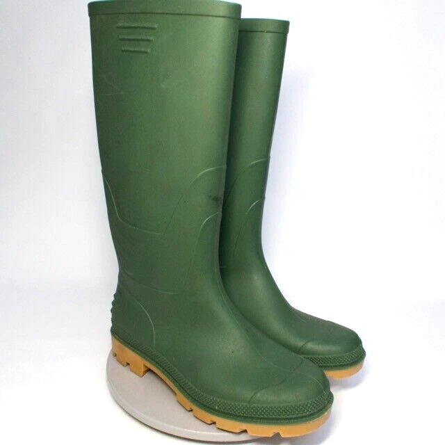 Muck Boots Men's 8 Green Farmer Fishing Hunting Rain Rubber Made in Italy
