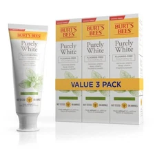 Burt's Bees Zen Peppermint Fluoride Free Toothpaste Pack of 3 4.7 oz