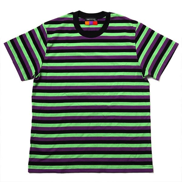 RADIO EVA 811 EVANGELION BORDER T-Shirt EVA-01 Anime Japan