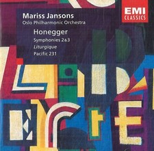 Honegger: Symphonies 2 & 3 von Mariss Jansons (1994, CD)