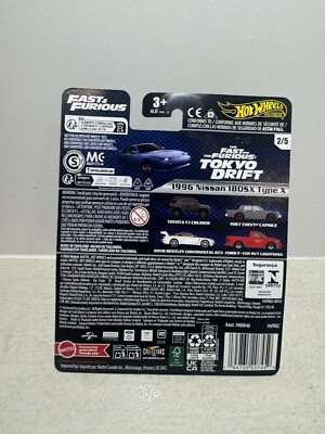 Hot Wheels Premium Fast And Furious 1996 Nissan 180sx Type X 2/5