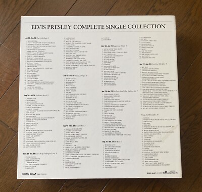 レコード ELVIS PRESLEY THE COMPLETE SINGLES