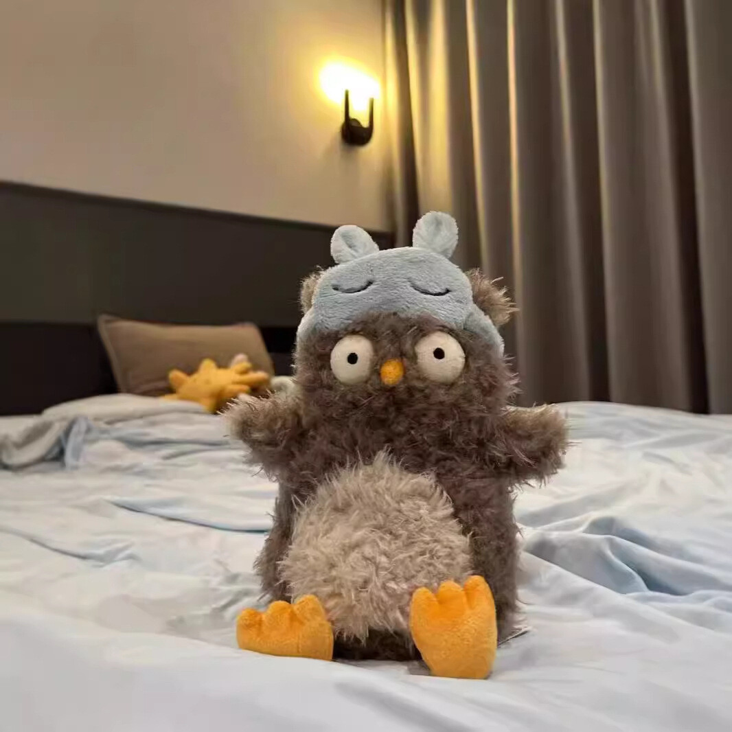 　フクロウ　Audrey　hootsoftlyowl　ぬいぐるみ Audrey Hootsoftly Owl New with Tags Sleep Soundly To Comfort