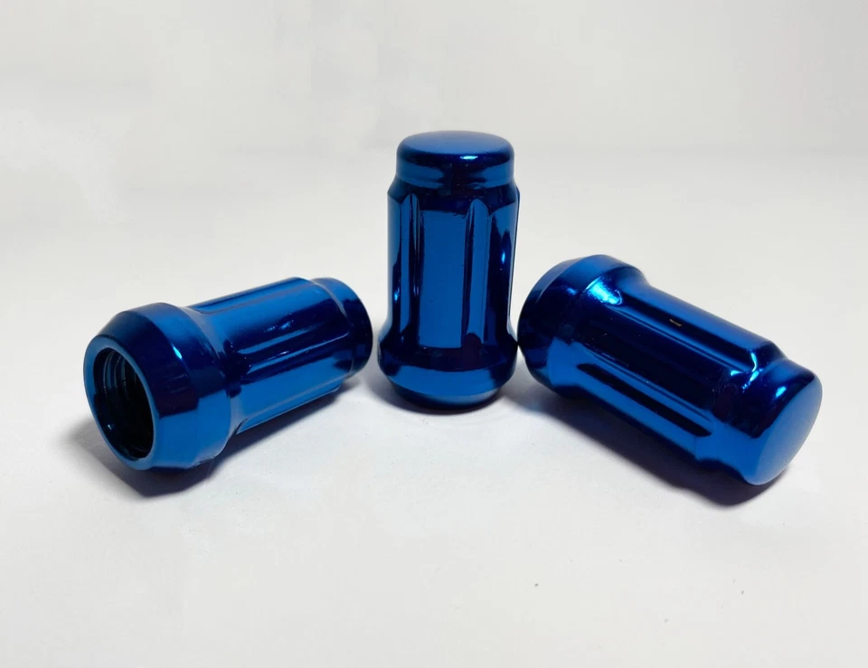 FIT SUZUKI KIZASHI GRAND VITARA XL-7 SPLINE LUG NUT CONE SEAT 12x1.25 BLUE 20PC - Image 3 of 4