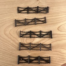 Marx Battleground Barbed Wire Fences Silver Plastic Vintage 1960s Playset Lot 5