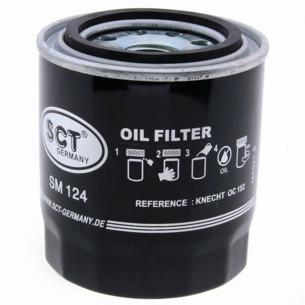 SCT ÖLfilter SM124 Filter Motorfilter Anschraubfilter Passend FüR Ford Honda Maz-image