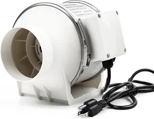 4 Inch Duct Fan, Inline Ventilation Exhaust Fan, 280 CFM Duct Intake Fan High