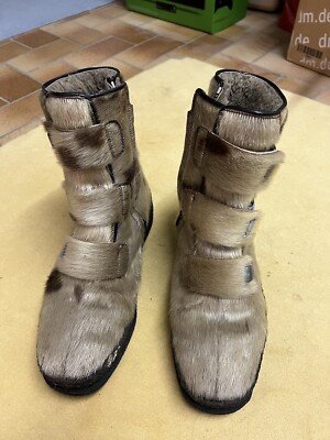 Obermain Damen Winter Stiefel Futter Biberlamm