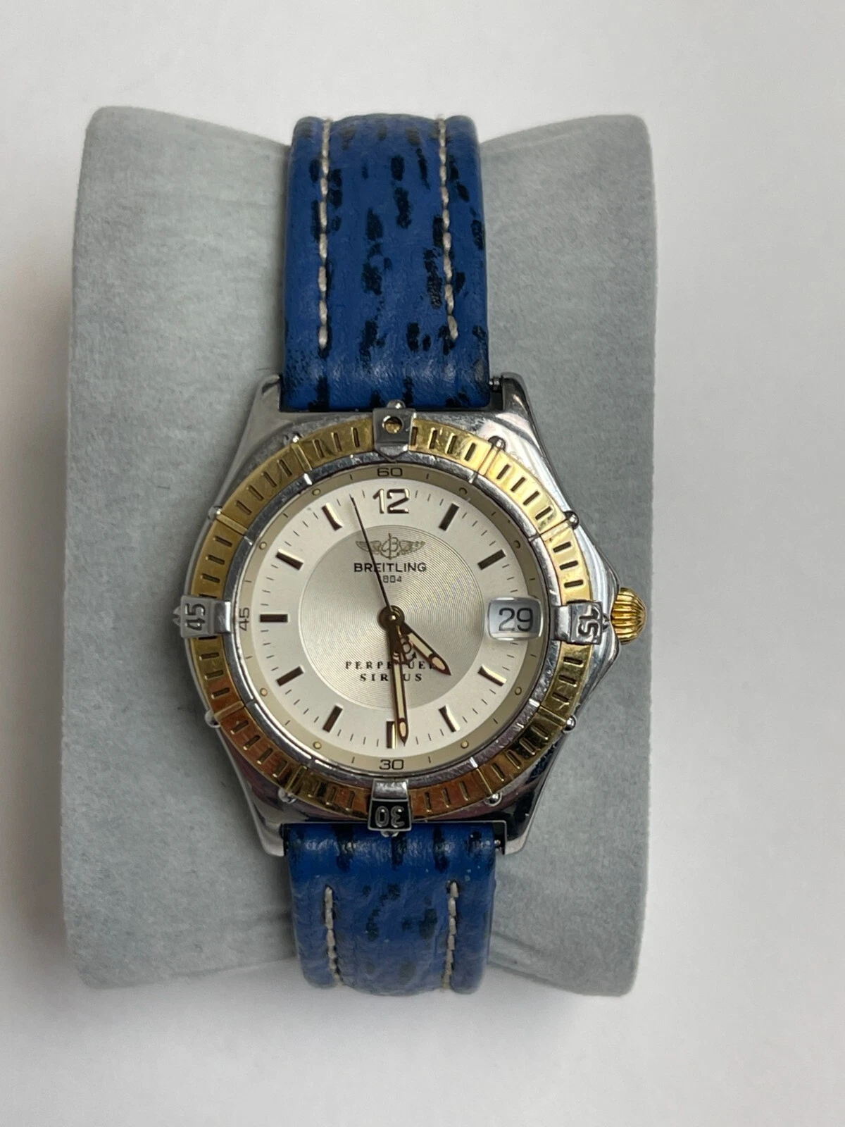 Orologio Breitling Perpetual Sirius B62022 acciaio inox e oro giallo 18 carati 31 mm