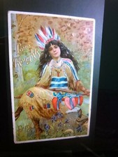  Antique Embossed Postcard 1918  LOVE THOUGHTS FOR MY VALENTINE  Made in GERMANY