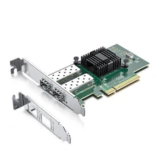 For Intel X520-DA2 Network Card, w/ 82599EN Chipset, 10Gb Dual SFP+ to PCIe x8