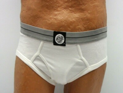 Jocko Men's White Lorenzo's Briefs Med-XLrg J-600 616IM