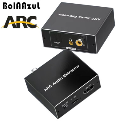 HDMI 2.0 ARC Audio Extractor HDMI ARC to Optical Toslink Audio Adapter Converter