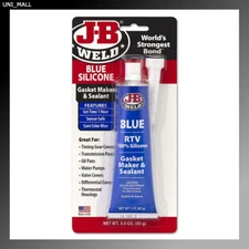 J-B Weld 31316 RTV Silicone Gasket Maker and Sealant - 3 oz. - Blue