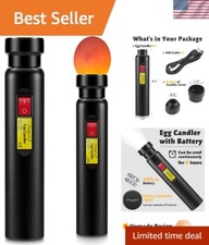 Innovative LED Egg Candler with Rechargeable Battery - Compact  Effective