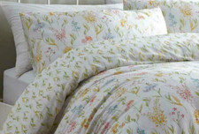 Image of Portfolio Wildflower Floral Reversible Duvet Cover Set King Multi Pink Green