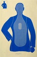 B-21E FLR Silhouette Target, Reduced From B-21 E FL (~2/3rds), 21" x 24"