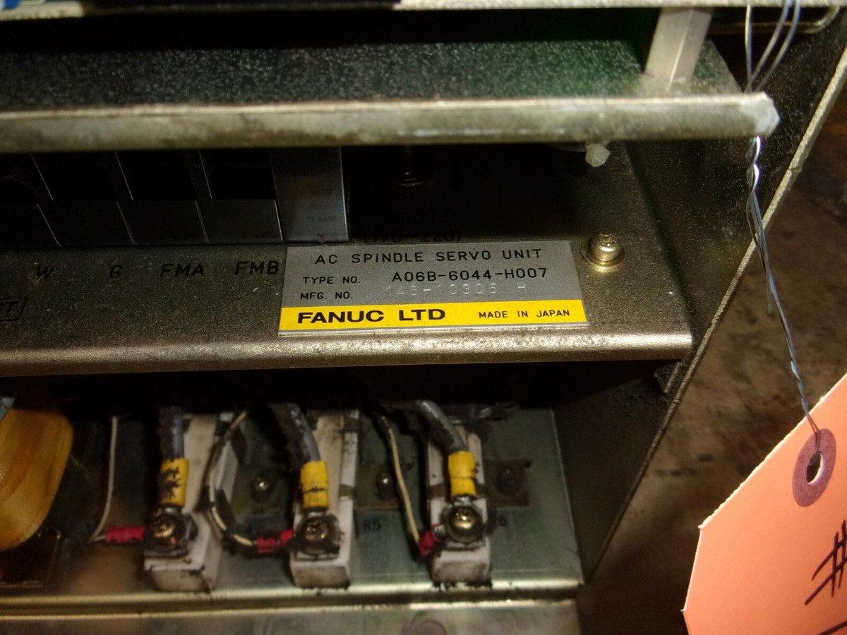 Fanuc AC Servo Spindle Unit A06B-6044-H007 | eBay