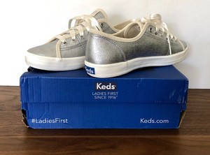 keds kickstart matte brushed metallic