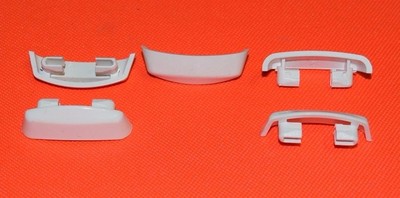 5x Entwässerungskappen weiß