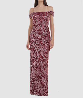 js collections red dress JS collections red lace dress embroidered