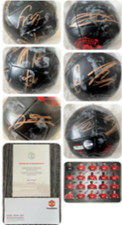 026 - &pound;100 Discount -Team Signed 2020/2021 Manchester United Football + Club COA