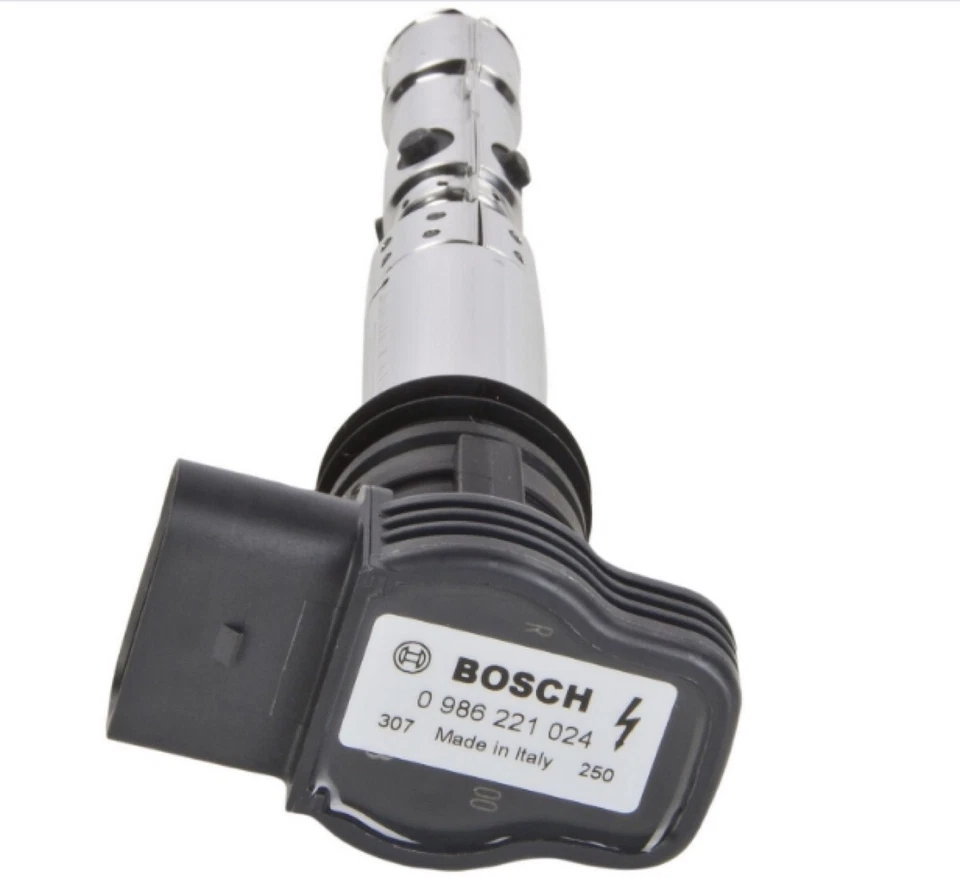 Conjunto 4 bobinas de ignição BOSCH 0986221024 substituem VW Audi OEM # 06A905115D 1,8L - Imagem 2 de 4