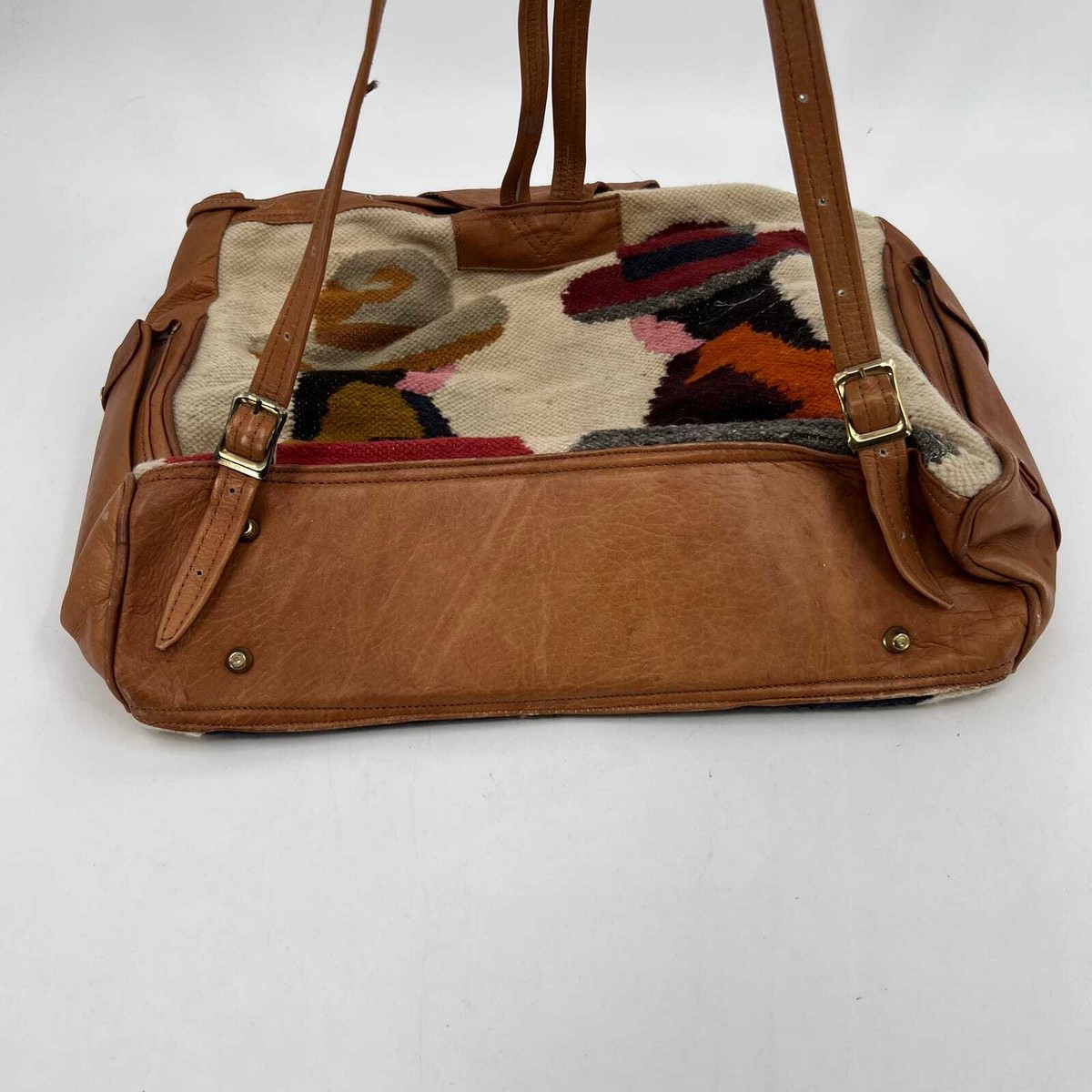 Woven Leather Backpack in Brown - Classic Everyday Carry The Woven Backpack, Handmade Woven Leather Backpack - MILANER main image 3