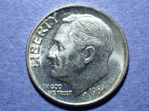 1961 Roosevelt Dime  BU