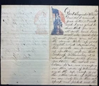 April 28th, 1863 Handwritten Civil War Letter "The rebels are close to us."