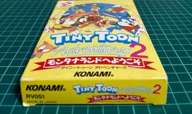 Famicom Good Condition Tiny Toon Adventures 2 with Box and Manual