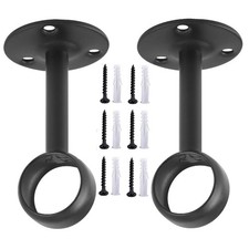Curtain Rod Ceiling-Mount Bracket Curtain Rod Brackets Curtain Rod Holders 2...