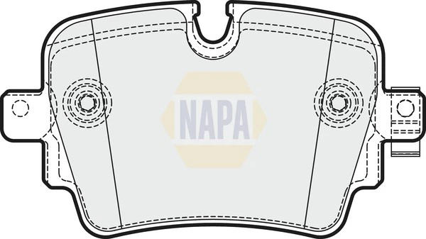 Juego de pastillas de freno para JAGUAR XJ X351 3.0 trasero 2012 en NAPA C2D40929 C2D49906 nuevo Foto 2 de 4