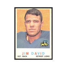 1959 Topps Jim David Lions #143