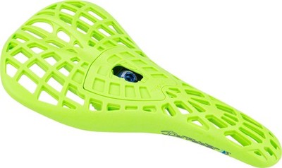 Tioga D-Spyder S-Spec BMX Seat - Neon Green Lightweight Carbonite Composite