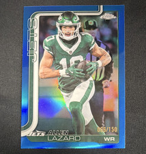 2023 Topps Chrome Allen Lazard Blue Parallel /150 New York Jets #236