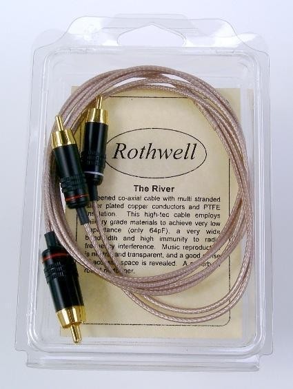 Rothwell River Analogue Interconnect Cables 1.5m Pair
