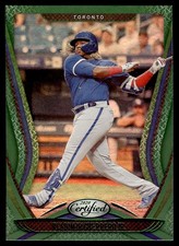 Vladimir Guerrero Jr. #20 2020 Panini Chronicles Certified Green Toronto Blue