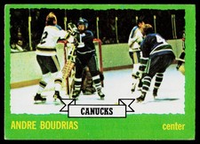 1973-74 Topps Andre Boudrias #19 Vancouver Canucks HOCKEY